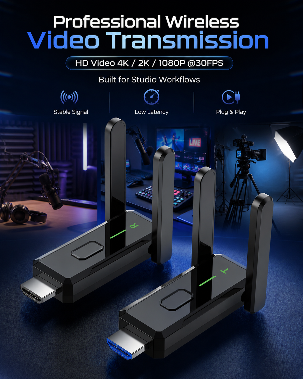 SV2512 Wireless Video Transmitter & Receiver Kit