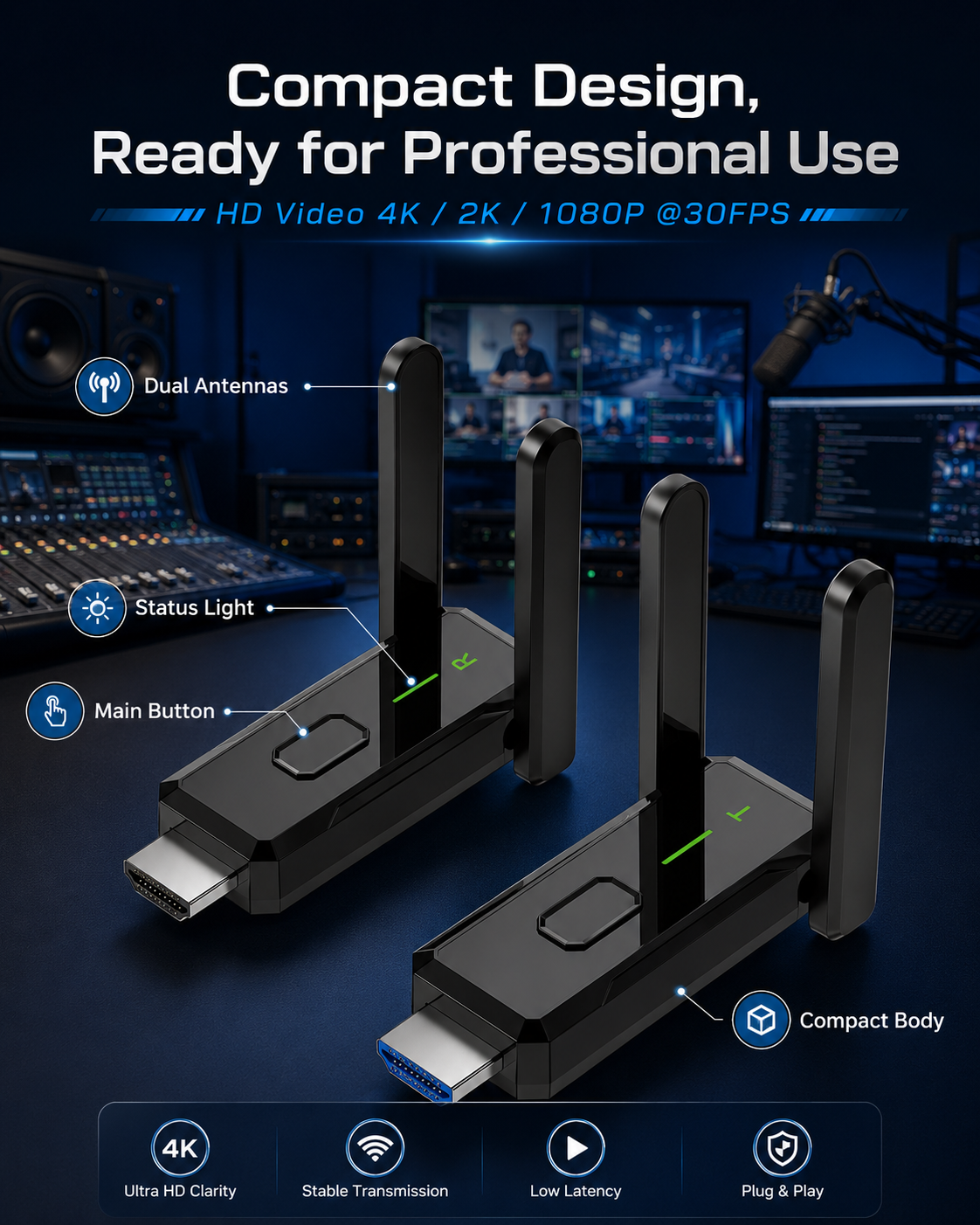 SV2512 Wireless Video Transmitter & Receiver Kit