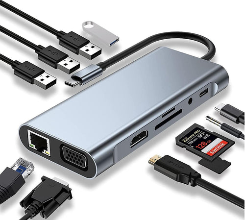SH-2111 11-in-1 USB-C Docking Station