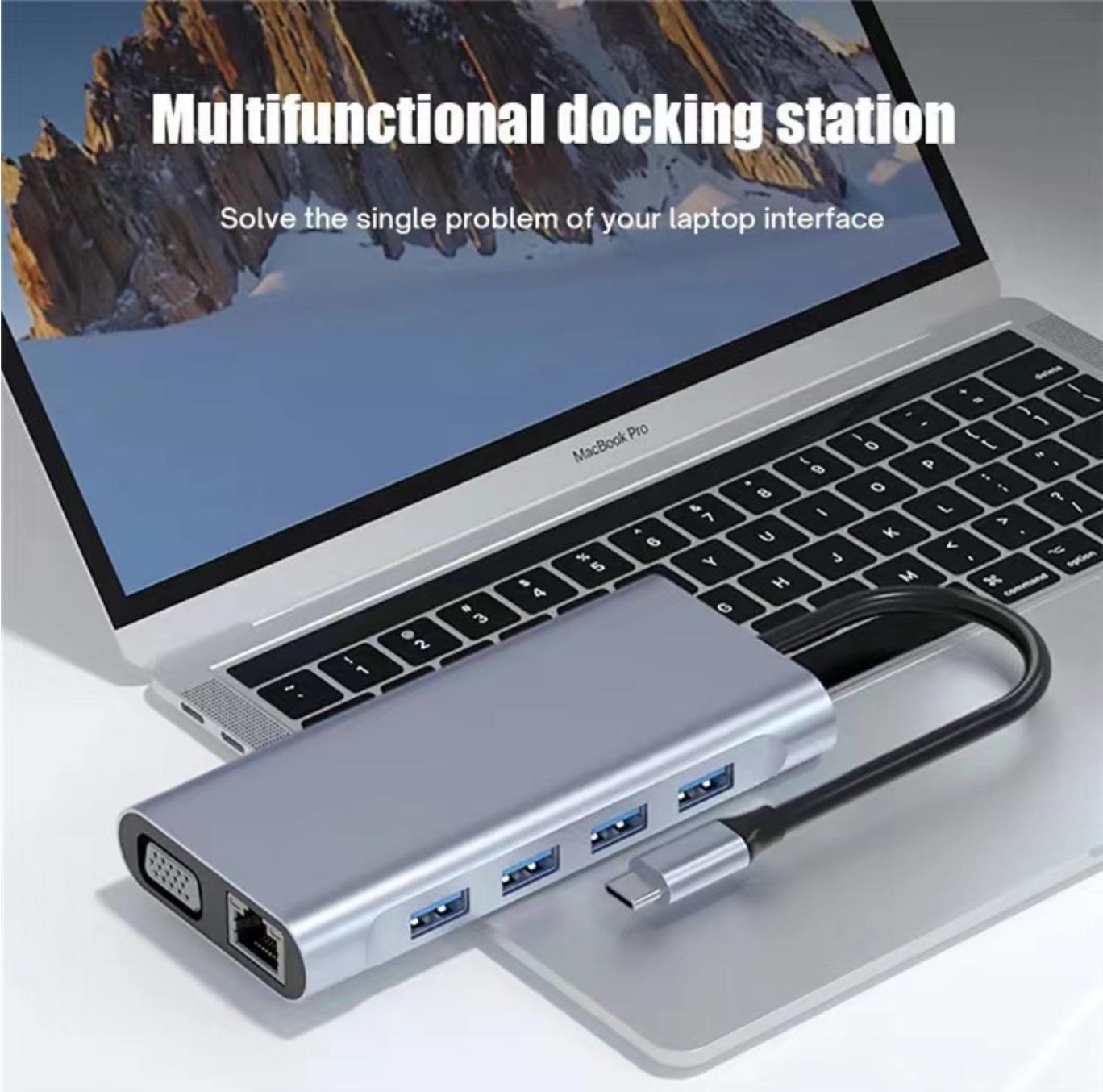 SH-2111 11-in-1 USB-C Docking Station