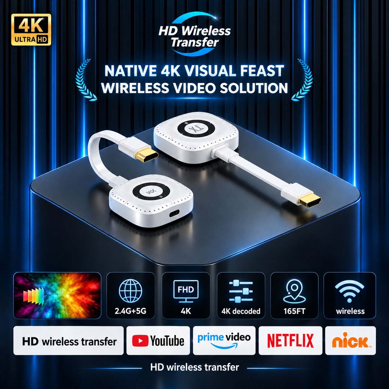 SV2513 wireless video transmitter and receiver